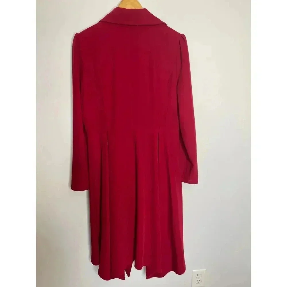 Scarlet Darkness Victorian Jacket Vintage Long Steampunk Gothic Coat size M - Picture 7 of 9